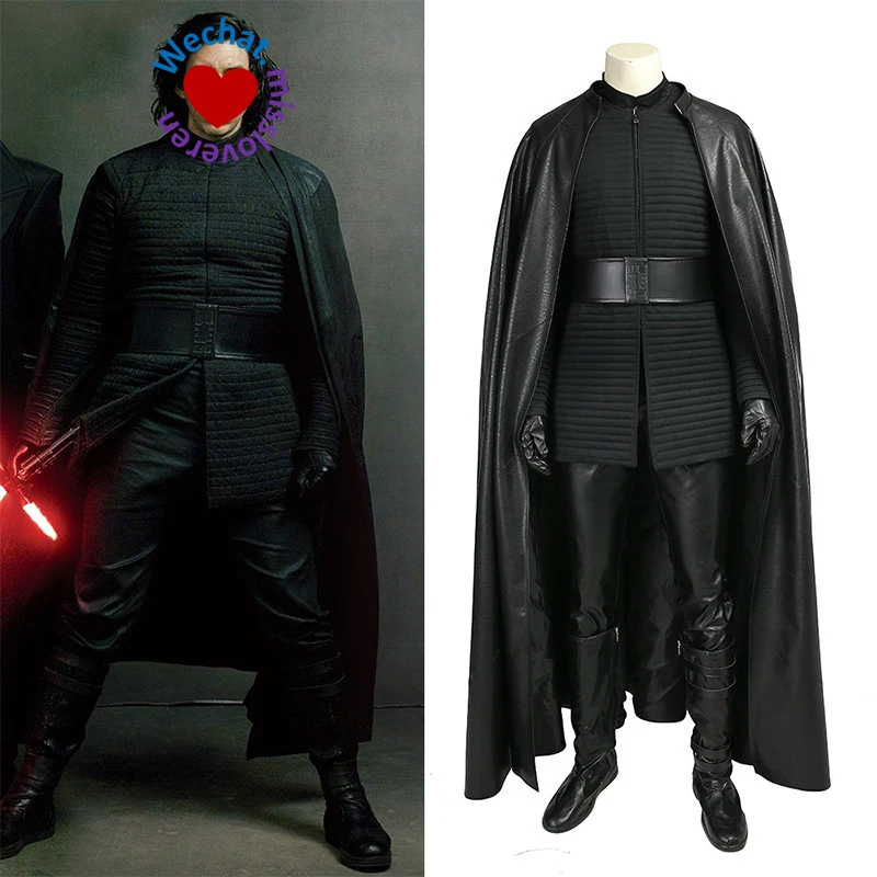 Боевая форма Набор Косплей для Kylo Ren звездных войн последний джедай сексуальный