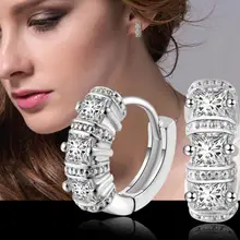 Стерлинговое Серебро-ювелирные изделия pendientes женские серьги 925 brincos plata серьги гвоздики orecchini oorbellen женские ювелирные изделия с кристаллами 12