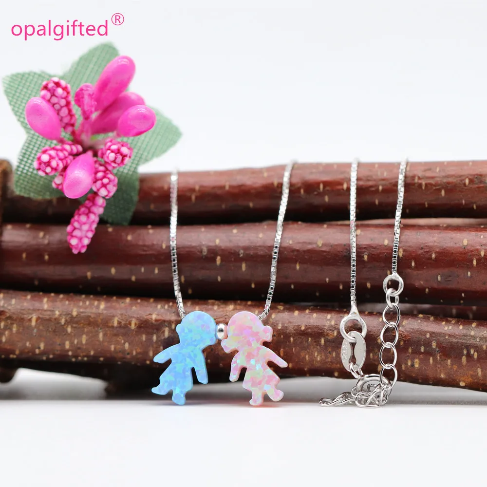 2020 New Fahion 8.5*13mm Synthetic Opal 2 kids boys and girls opal