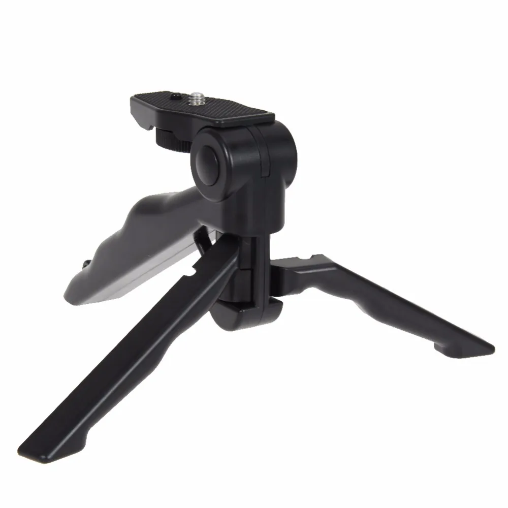 Universal Mini Folding Tripod 75 Rotation Desktop Handle Stabilizer For GoPro Hero Mobile Phone Camera With