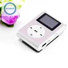 Мини USB MP3-плеер с зажимом, ЖК-экран, поддержка 32 ГБ, Micro SD, TF карта, кабель для передачи данных, металлический зажим, чехол с зажимом, музыкальная Мода