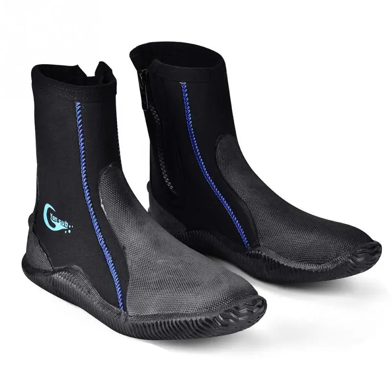 Diving Boots,1 Pair Anti-slip Warm Water Skin Barefoot Wetsuit Boots Fin Socks Foot Protector for Scuba Diving Snorkeling Surfing