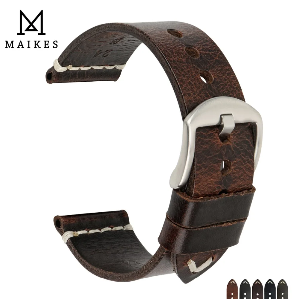 Ремешок для часов из натуральной кожи 20/22/24 мм|leather watchband|genuine leather watchbandwatchband 22mm |