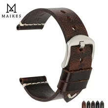 MAIKES Genuine Leather Watchband 20mm 22mm 24mm Watch Accessories Watch Straps Vintage Bracelet Watch Band For CITIZEN Watch MAIKES Genuine Leather Watchband 20mm 22mm 24mm Watch Accessories Watch Straps Vintage Bracelet Watch Band For CITIZEN Watch