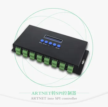 

Stage light dedicated 16-channel ArtNe to spit lantern controller Ethernet controller for SPI DMX 6803/8806/2811/2801/3001/9813