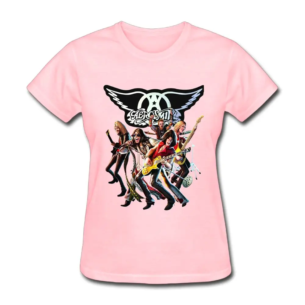 SAMCUSTOM 3D печати Aerosmith футболки для Для женщин Harajuku Забавный код Топы Леди Повседневное короткий рукав Футболка Топы - Цвет: Бежевый