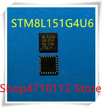 NEW 10PCS LOT STM8L151G4U6 8L151G QFN 28 16MHz 16KB 8 bit microcontroller chip