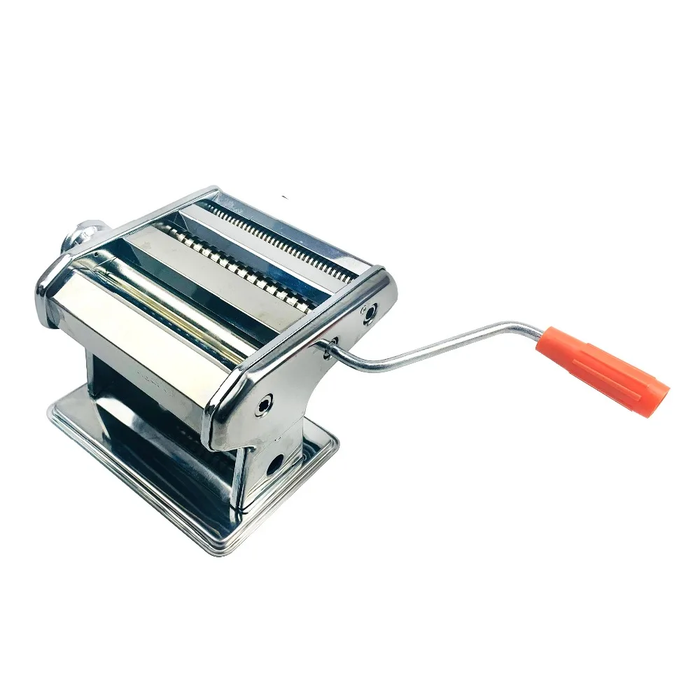 Pasta Maker Machine - Stainless Steel Roller for Fresh Spaghetti Fettuccine  Noodle Hand Crank Cutter