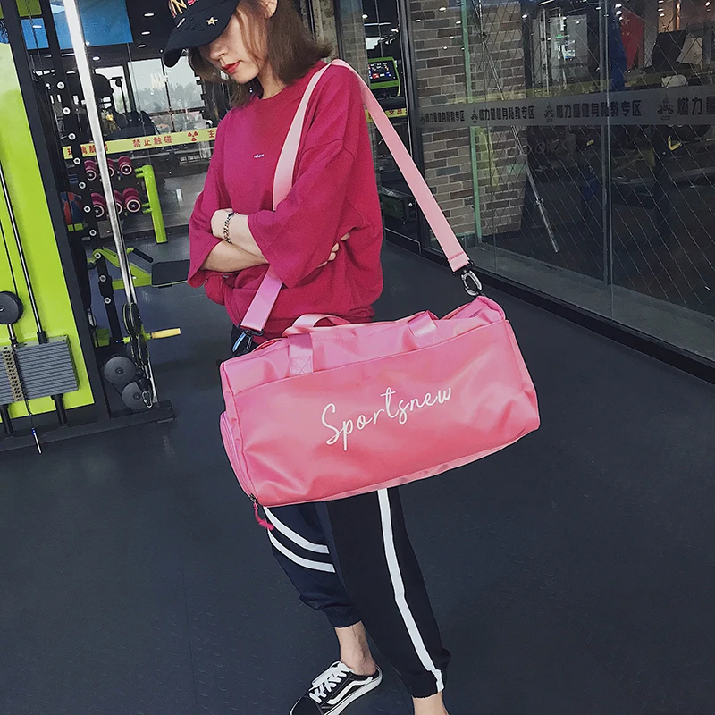 Модная розовая девушка в полоску дорожная сумка для женщин вещевой мешок желтый VS плечо универсальный мешок Лето Secret пляжная сумка для