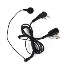 CEL Intercom 2PIN High Quality Earpiece Headphones Headset Mic For Radio Security Walkie Talkie TC-303K