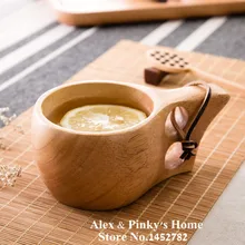 Hochwertige Eco Holz Tasse Holz Tassen Kaffee Tasse Doppel Holz Tee Tassen Reisebecher