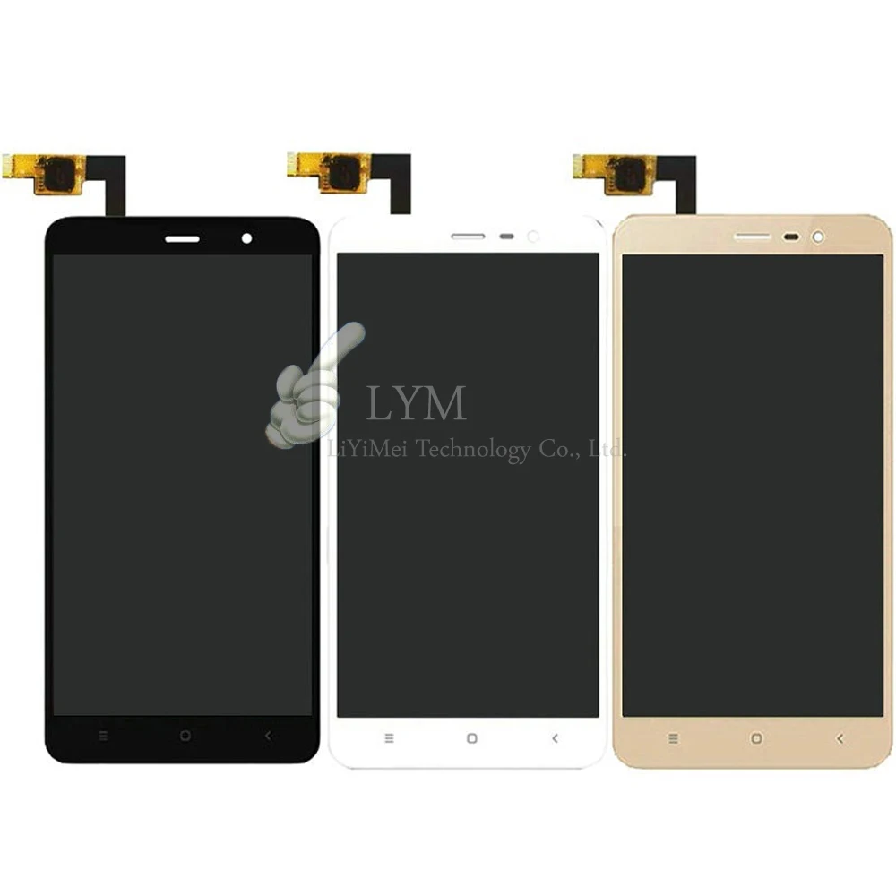 Black White Gold LCD TP for Xiaomi Redmi Note3 Redmi Note 3 Pro 5 5 Replacement