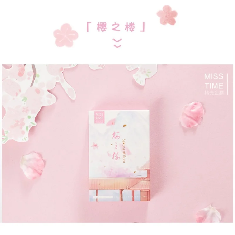 

28 Sheets/Set Novelty Sakura of Floor Lomo Card Mini Postcard Message Card Gift Greeting Card