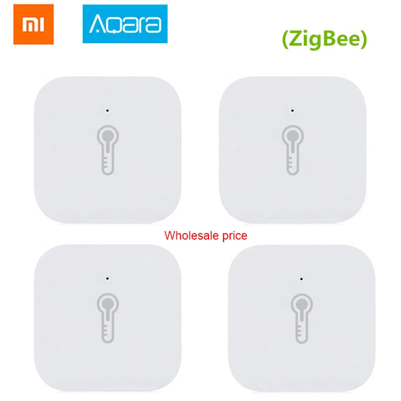 В наличии xiaomi AQara умный датчик температуры Hu mi dity ZigBee Wifi беспроводная работа с Smart