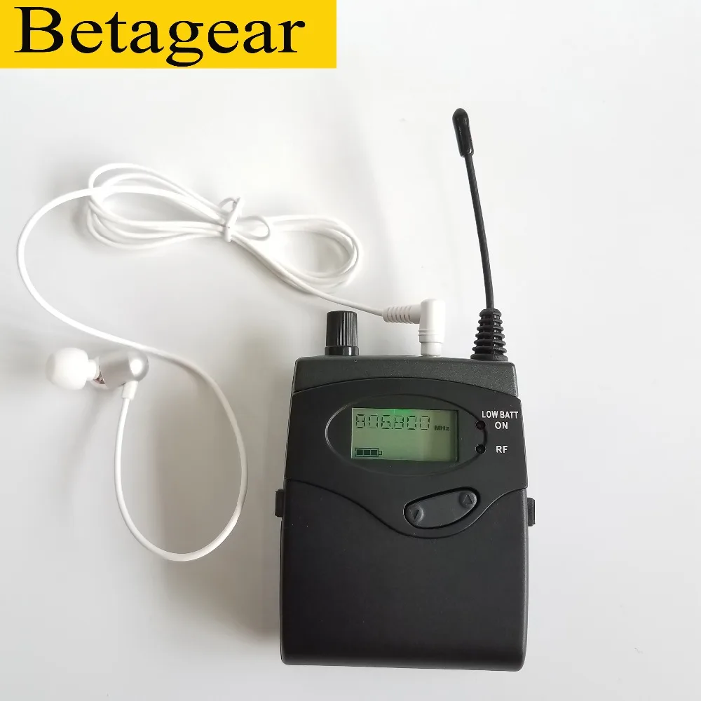 Betagear BK-510 беспроводной в ухо монитор системы мониторинга сценический ухо Мониторы персональный внутриканальный монитор Беспроводная система для сцены