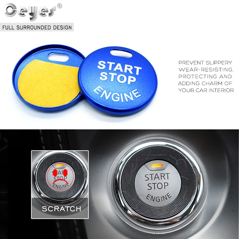 Car Start Engine Button Key Ring for NISSAN (11)