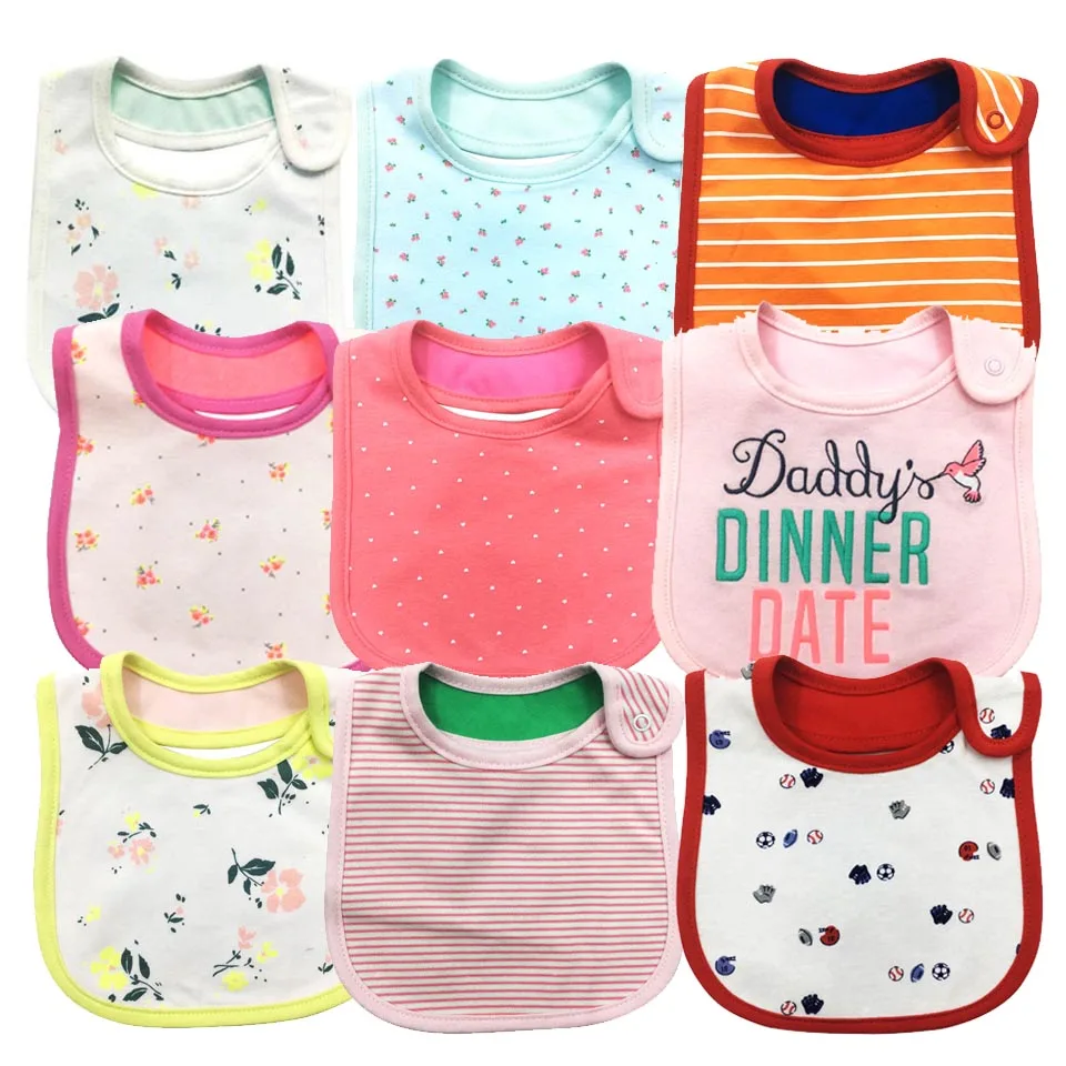 

2017 Baby Boy Feeding Bibs Bandanas Burp Cloths Baseball print Towel Kids Toddler Dinner Burp Cloths Bibs Waterproof Apron AGLDI