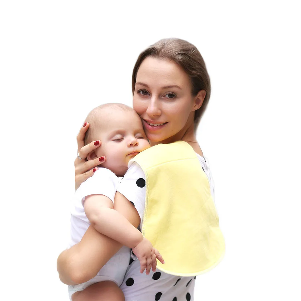 100% Cotton Baby Bibs 3 Layer Baby Burp Cloths Baby Burp Set Curved Absorbent Waterproof Newborn Soft Baby Bibs Baby Shower Gift baby accessories bag	