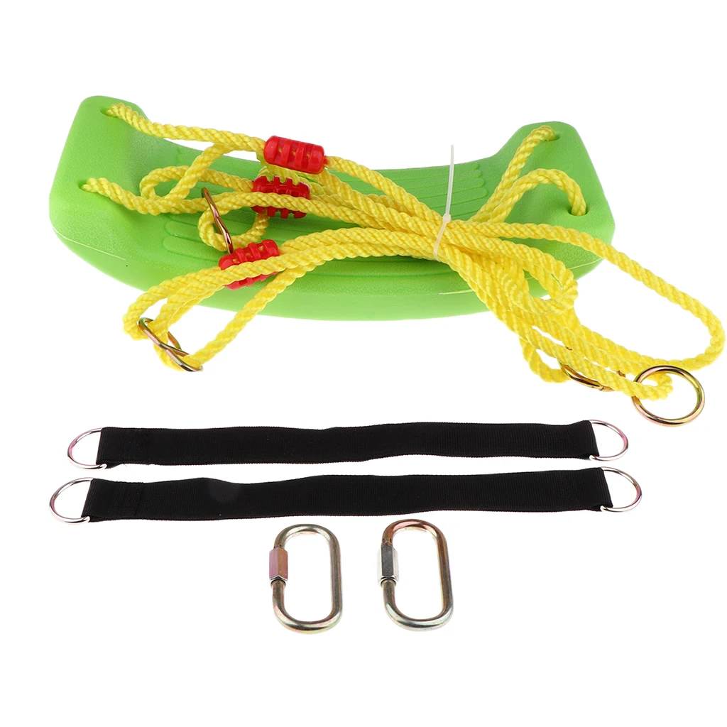 Kids Swing Seat Set with Rope Accessories Indoor Outdoor Outdoor Garden Park Activity Toy