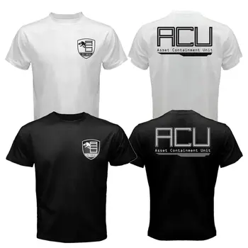 

New ACU Asset Containment Unit Ingen Security Jurassic World Isla Nublar T-shirt harajuku streetwear Short Casual t shirt