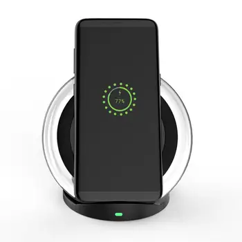 

Universal Qi Wireless Fast Charger Charging Pad Stand Dock for Samsung S9 S8 S7 S6 Edge N5
