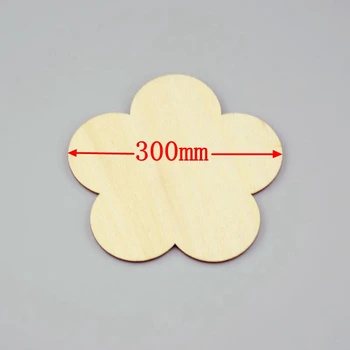 

300mm 3pcs/bag wholesale high quality plum blossom die cutting wood Angle DIY scrapbook Wedding. Hotel decoration 1245