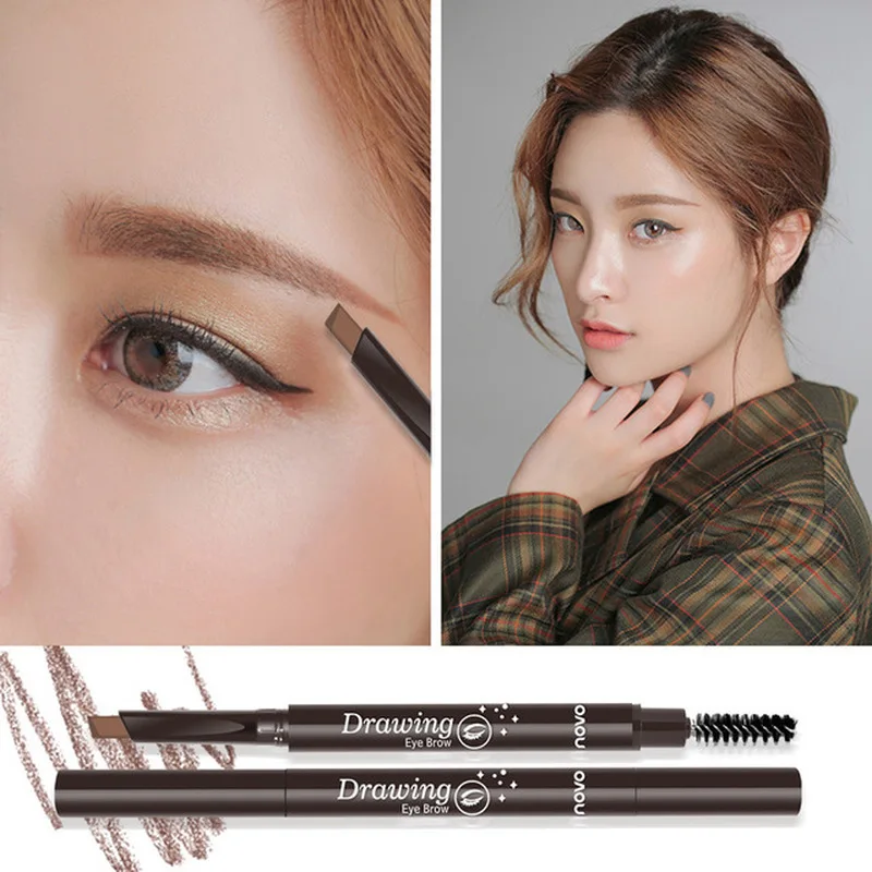 

Automatic rotation Pencil Cosmetics Makeup Tint Natural Long Lasting Paint Tattoo Eyebrow Waterproof Black Brown Eye Brow Makeup