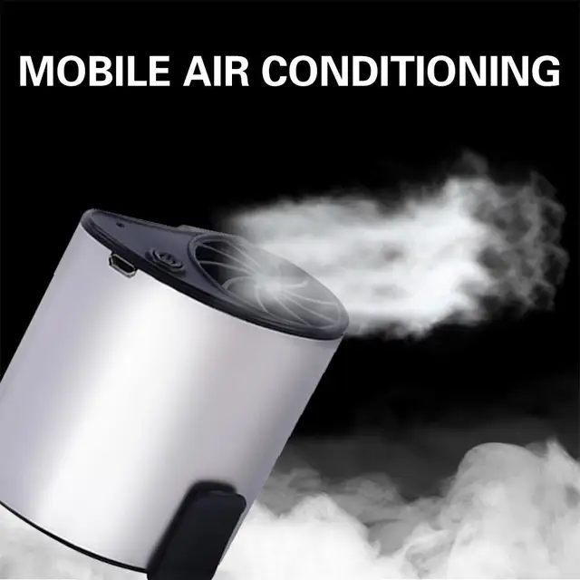 Usb Waist Fan Creative Mini Air Conditioner Cooling Portable Usb Waist Fan Creative Mini Air Conditioner Cooling Portable Outdoor Rechargeable Camping