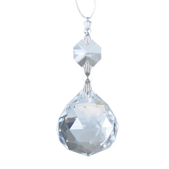 

30mm Clear Crystal Chandelier Parts Glass Hanging Pendants For Chandeliers 10pcs/bag Drop Prisms Lighting Lamp Decor Wedding