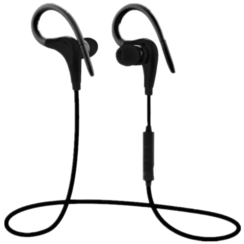Bluetooth Earphone Wireless Headphone Sport Fitness Earbuds Ear Hook With Micro Handsfree For Iphone 7 6