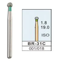 12 шт. Стоматологическая Алмазная ФГ 1,6 мм боры высокая скорость круглая головка Бур для NSK KAVO Стиль воздуха турбины BR-30, BR-31, BR-40, BR-41, BR-31C