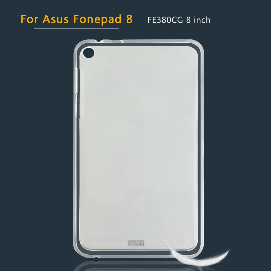 Силиконовый чехол для Asus Fonepad 7 8 FE380CG/ZenPad 10 8 7/Zen Pad 3S 10/C 7,0/S 8,0 Z301M Z380M Z380KL Z170C Мягкий ТПУ чехол - Цвет: Fonepad 8 FE380