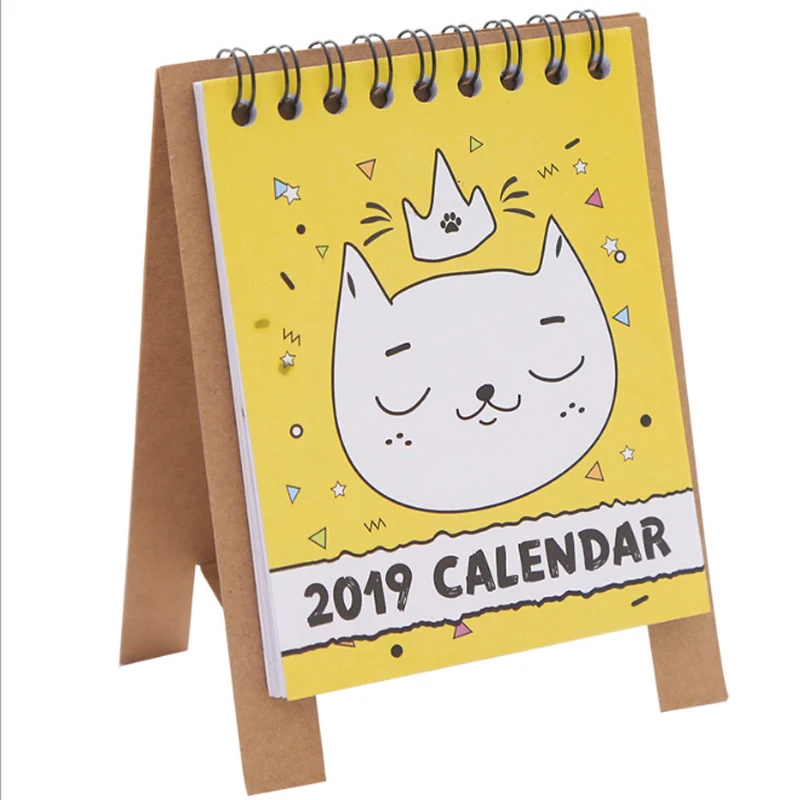 1PCS Cute Multifunction Calendar Creative DIY Mini Desktop Paper