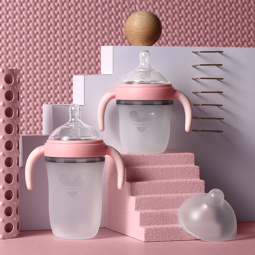 150 мл VALUEDER с широким горлом Baby Pink и Blue BPA без отлучения натуральная безопасная