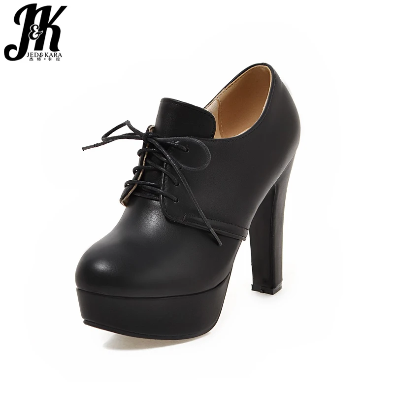 J K 2017 Brand Super Big Size 32 47 font b Women b font Pumps Lace