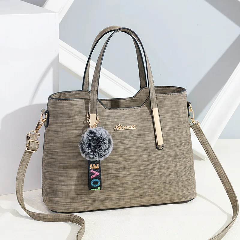 Women European Handbags Lady Fashion Hairball Crossbody Shoulder Bags Female Leather Messenger Bag Bolsa Top-Handle Purse SS7234 (14)