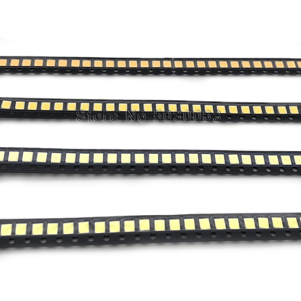 200 шт./лот (4 цвета x 50 шт.) 2835 SMD LED чистый белый холодный натуральный теплый