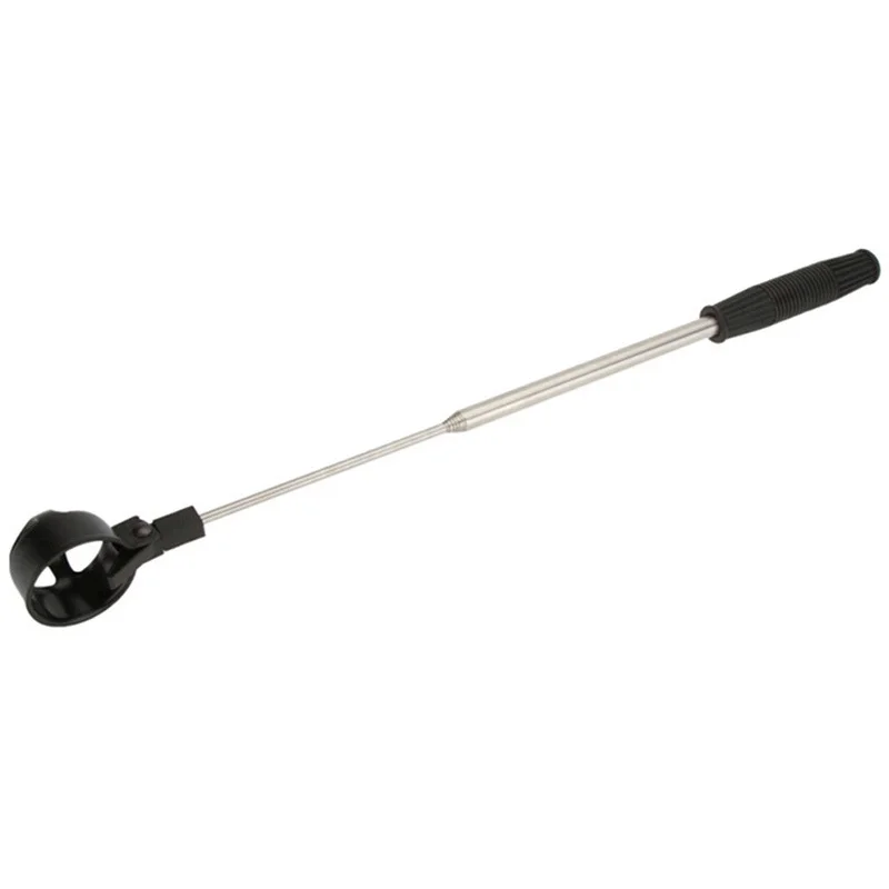 New Telescopic Golf Ball Retriever- Golf Ball Picker /Golf Pick Up Scoop 16.5"-78.5" Retracted Length Stainless Steel Shaft