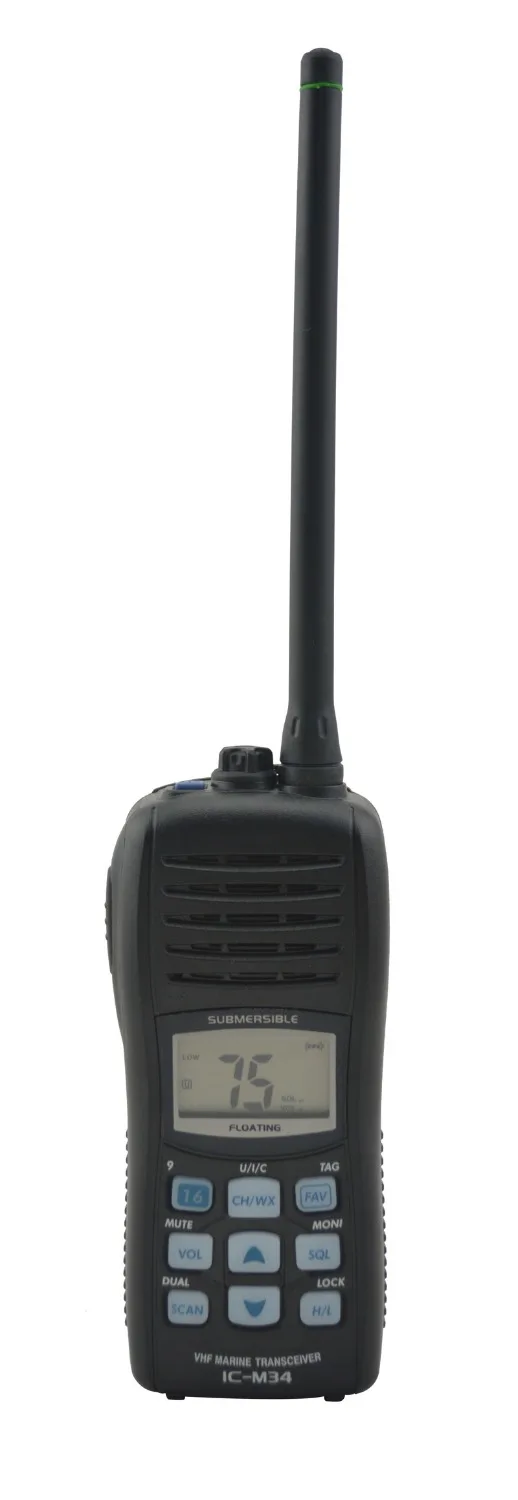 IC M34 5 Вт 88 каналов VHF морской трансивер/Портативная двухсторонняя