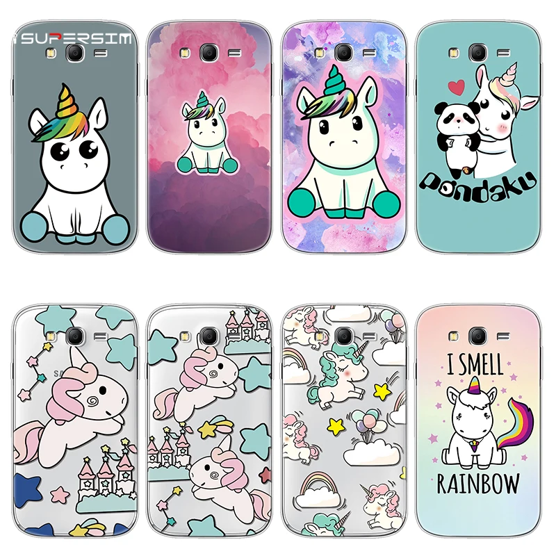 cover samsung galaxy grand neo plus silicone unicorno