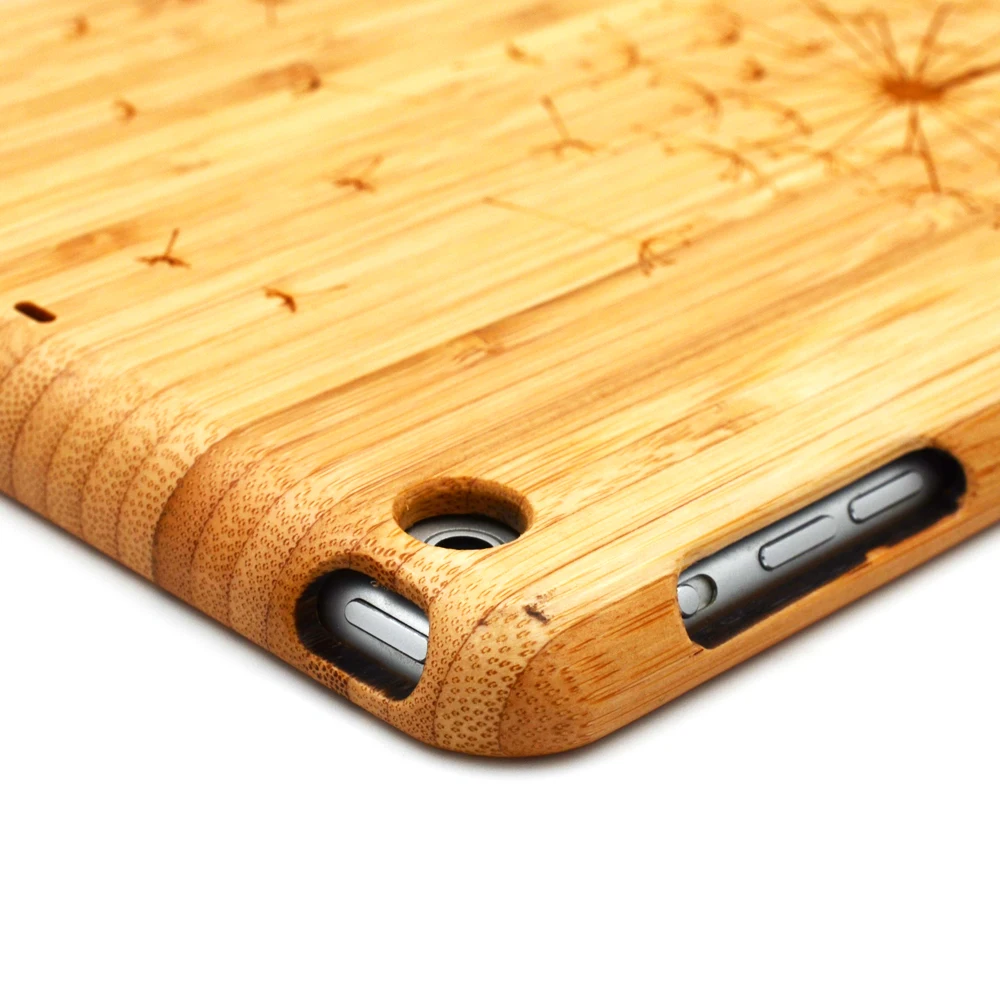 Techase для iPad Mini 3 Чехол Bamboo чехол противоударный В виде ракушки для Apple iPad мини 1 2 7.9 дюйм(ов) Чехлы для мангала для планшеты защитный