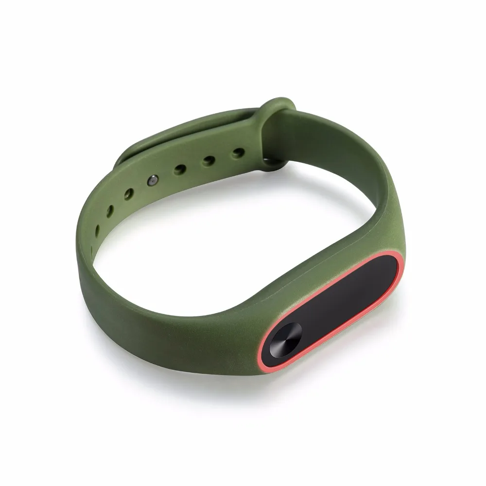 Для Xiaomi Mi Band 2 смарт браслет двойной цветной сменный силиконовый