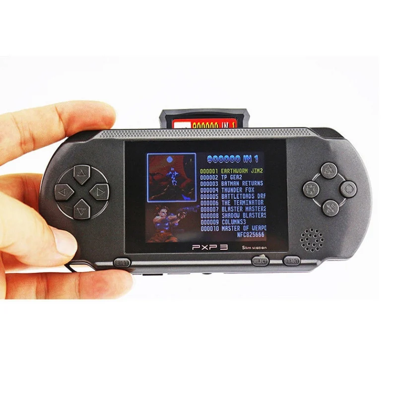 

Portable Game Player Fashion 2.7 inch LCD Rechargeable PSP PVP Game Console Retro Megadrive 16 Bit 150+Games Gift For Children