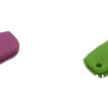 1 шт.(2 цвета) Топпинг силиконовый гель, кожа фиолетовый для Ford дистанционный ключ прочный