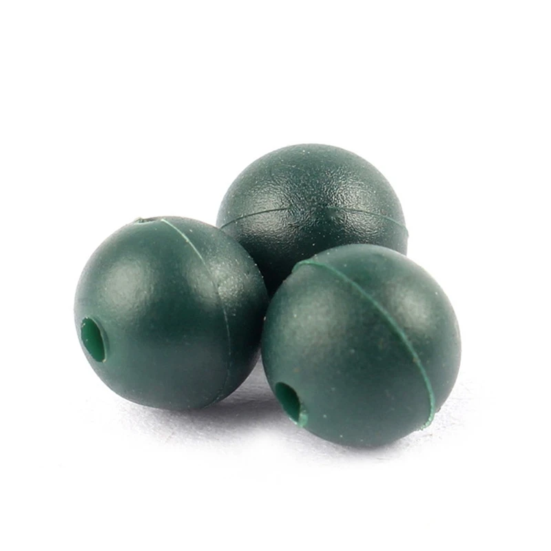 

2018 10PCS Rubber Shock Beads 8mm Rig Making Buffer Beads Carp Fishing Tackle