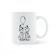 Далматинцы кружка собака Кофе молока творческая керамическая кружка сделай себе сам подарки домашнего декора кружки 11 oz T613