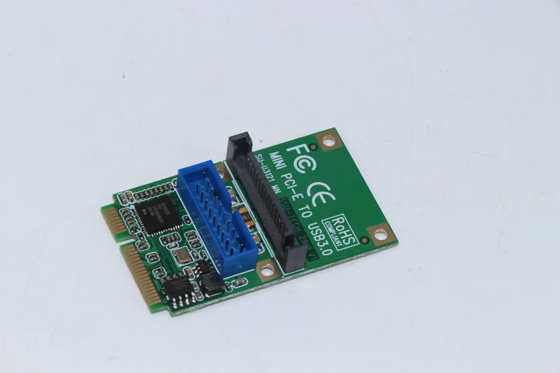 Мини PCI-E USB карты Mini PCI-Express USB3.0 адаптер 19Pin заголовка к USB3.0 5 Гб SATA Мощность половина высокий полной высокой подходит для ПК