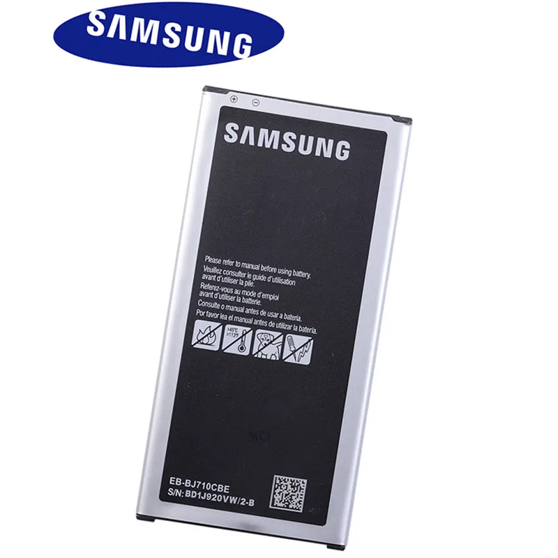 Samsung оригинальный сменный аккумулятор для Galaxy J7 2016 Edition J710 J710F J7108 J7109 EB BJ710CBE 3300 мАч