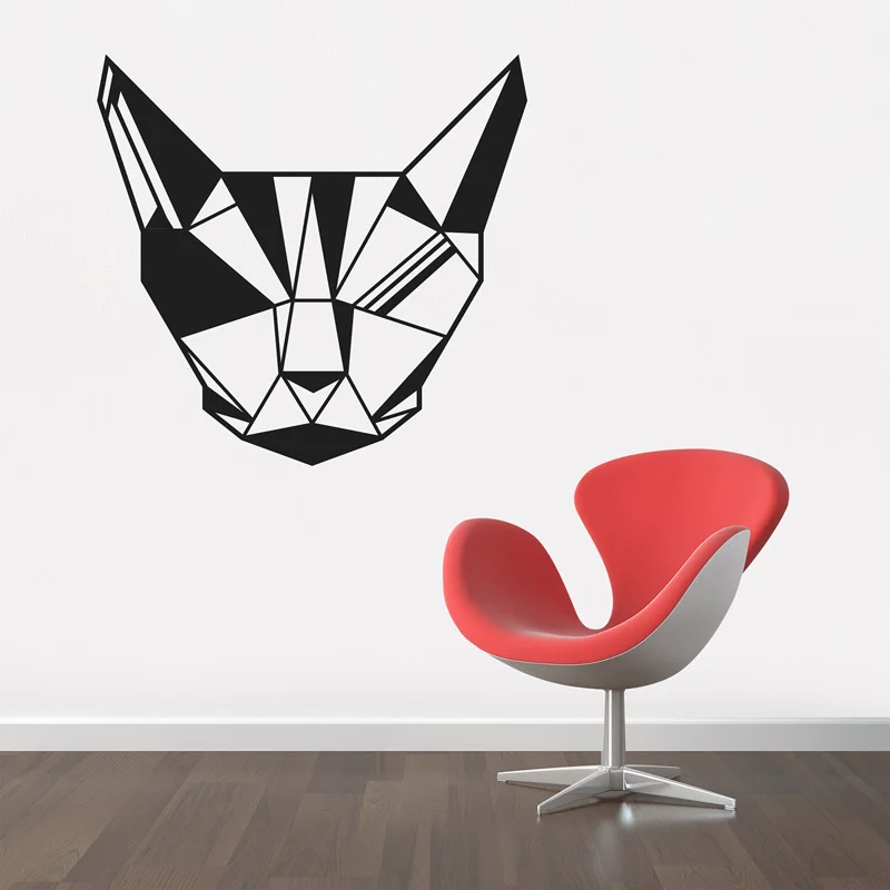 New Arrival Geometric Cat Wall Art Stickers Wallpaper New Arrival Geometric Cat Wall Art Stickers Wallpaper