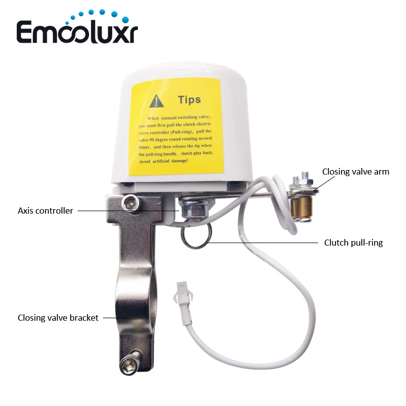  Water Leak Alarm Water Sensor Detector Smart Home Security Alarm System w DN15 Manipulator Valve &  - 32851321846